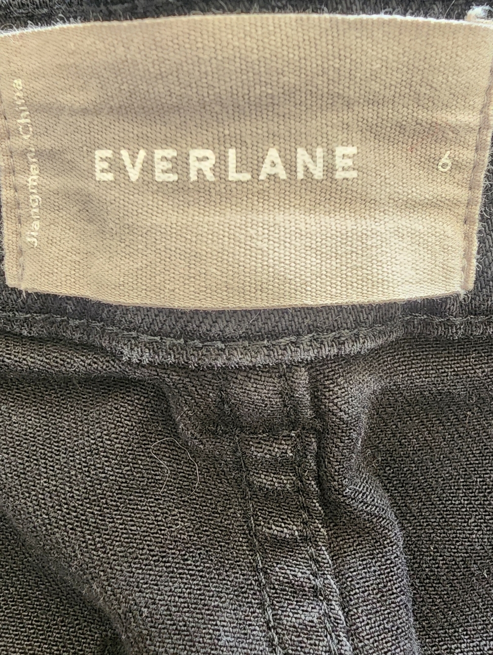 Everlane Cropped Straight Leg Pant Size 6 Short Black | Minimalist Quiet Luxury - Picture 10 of 13